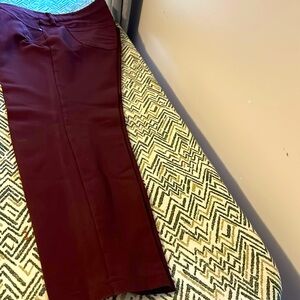 NWOT Port Wine (Burgundy)Petite 8/29 pants with appropriately 24”inseam